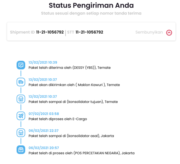 cek resi lion parcel