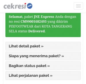 Langkah 3. Klik pada tombol yang tersedia untuk melihat rincian hasil lacak paket