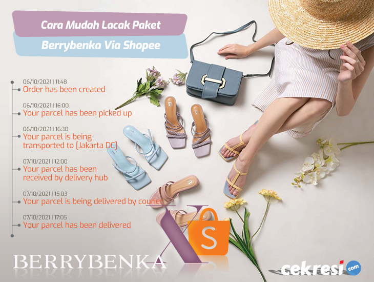 Cara Mudah Lacak Paket Berrybenka Via Shopee