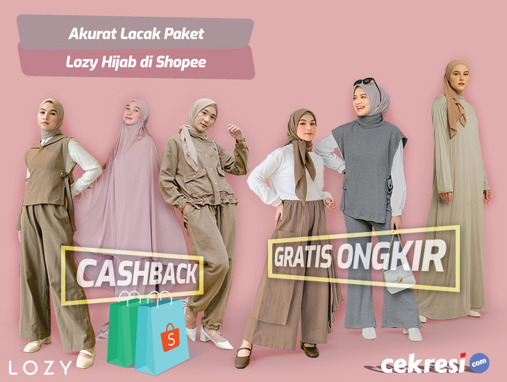 Akurat Lacak Paket Lozy Hijab di Shopee