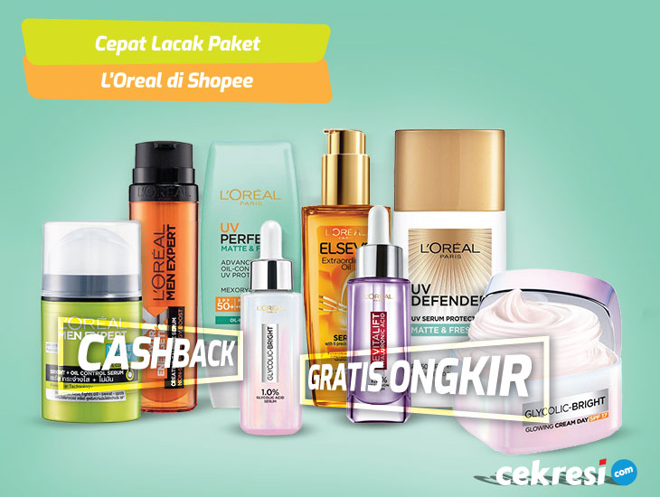 Mudah dan Cepat Lacak Paket L’Oreal di Shopee