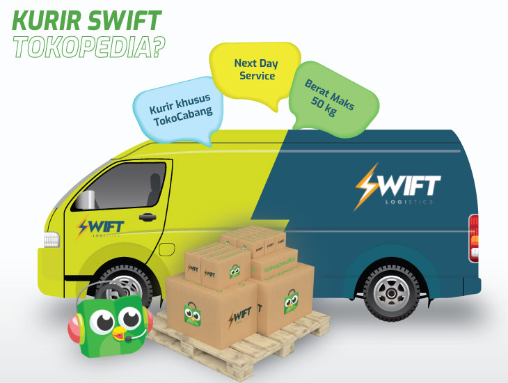 Apa yang Dimaksud dengan Kurir Swift Tokopedia?