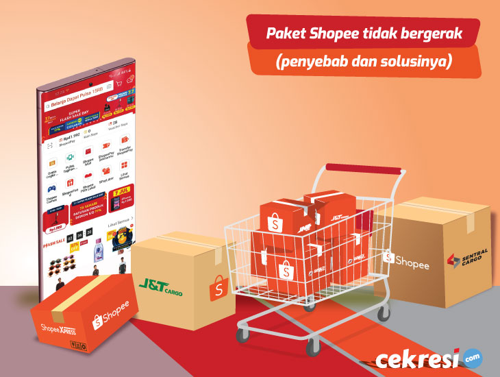 Paket Shopee tidak bergerak (penyebab dan solusinya)