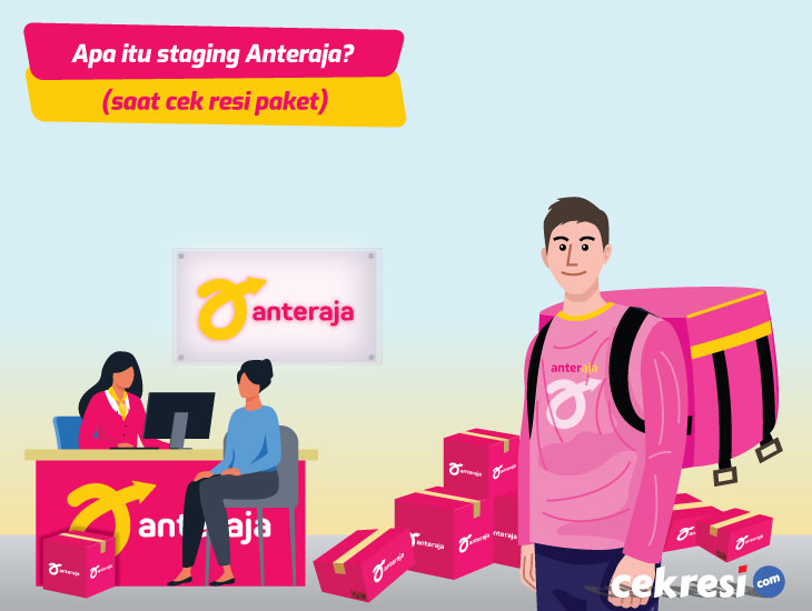 Apa itu staging Anteraja? (saat cek resi paket)